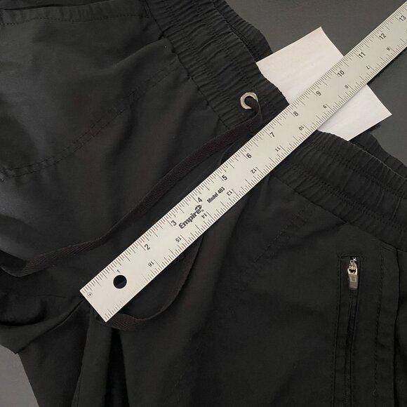 Purple Label by Healing Hands Tanya Scrub Pants Small Petite Black Drawstring - Picture 13 of 14